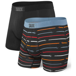 Boxer Saxx Ultra Boxer Brief Fly 2Pk kevert színek