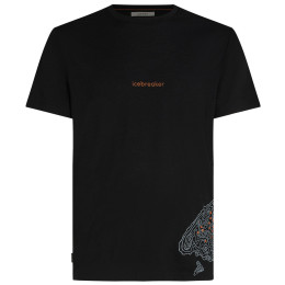 Icebreaker Men Merino 150 Tech Lite SS Tee 30th Anniversary férfi póló fekete Black