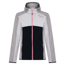 Női kabát Dare 2b Demure Softshell fehér/fekete