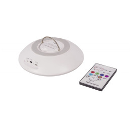 Lámpa és hangszóró Bo-Camp Aereola fehér