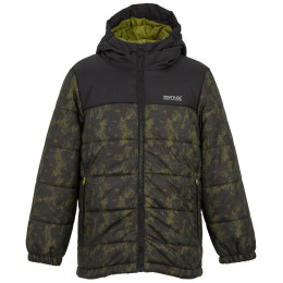 Regatta Lofthouse Black/Distress Camo gyerek télikabát khaki/fekete Black/Distress Camo