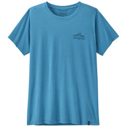 Patagonia Women's Capilene Cool Daily Shirt - Cloud Crag női póló kék Shore Blue - Light Shore Blue X-Dye