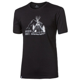 Férfi póló Progress OS PIONEER "TEEPEE"24FN fekete