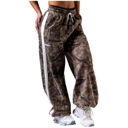 Nebbia Oversized sweatpants Power női melegítő világos barna LIGHT BROWN CAMO