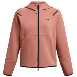 Under Armour Unstoppable Flc FZ női pulóver rózsaszín CanyonPink/Black