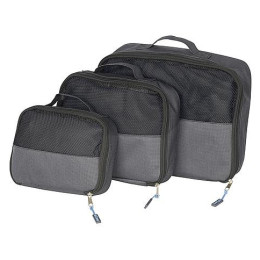 Cestovní organizér Bo-Camp Travel Pack Cubes 3 velikosti fekete