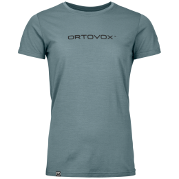 Ortovox 150 Cool Brand Ts W női funkcionális felső szürke Icy Shore