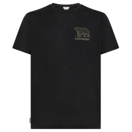 Icebreaker M 150 Tech Lite SS Tee Forest Footsc férfi funkcionális póló fekete Black