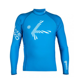 Férfi hosszú ujjú póló Hiko Shade Plush kék