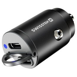 Swissten Car Charger 45W autós adapter fekete Black