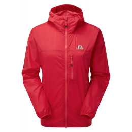 Női kabát Mountain Equipment Aerofoil Full zip Wmns Jacket piros