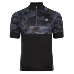 Férfi kerékpáros póló Dare 2b Stay The CourseII fekete