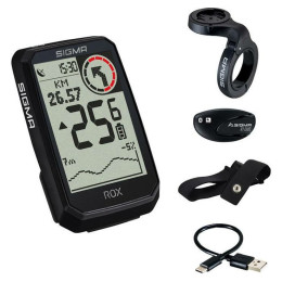 Sigma Rox 4.0 Endurance HR set sebességmérő fekete black