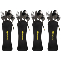 Ridge Monkey DLX Cutlery Set Four Pack evőeszköz készlet
