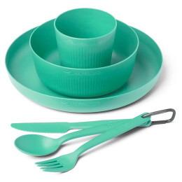 Sea to Summit Camp Dinnerware Set - 6 pcs étkészlet zöld Cabbage