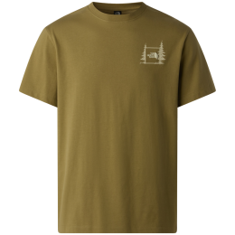 The North Face Camping Relaxed Short Sleeve Tee-Graph férfi póló bézs Cedar