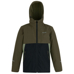 Regatta Hillain Warm Lined gyerek dzseki zöld OlivNght/Blk