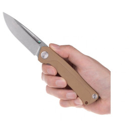 Acta non verba Z200 BB, Stonewash/Plain Edge, G10 zsebkés bézs coyote