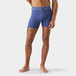Smartwool Men's Intraknit Boxer Brief Boxed férfi sportboxer kék NIGHTFALL BLUE