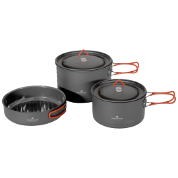 Robens Basecamp Pro Ceramic Cook Set XL edény-készlet fekete Black