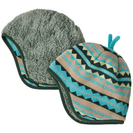 Patagonia Baby Reversible Beanie gyerek sapka szürke Diamond Stripe: Snowmelt Blue