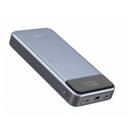 Swissten POWER BANK 30000 mAh powerbank fekete/ezüst