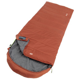 Outwell Canella Lux szögletes hálózsák narancs Warm Red