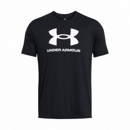 Under Armour Sportstyle Logo Update SS férfi póló fekete/fehér Black/White