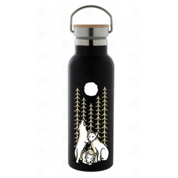 České parky Wolfík termosz fekete