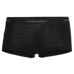 Női funkciós boxeralsó Icebreaker 175 Everyday Boy Shorts fekete