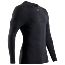 X-Bionic Mightywool Shirt Ls férfi funkcionális póló fekete X BLACK
