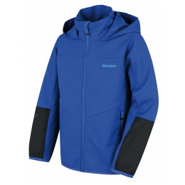 Husky Sonny K gyerek softshell kabát kék Blue