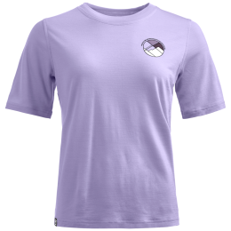 Ortovox 140 Cool Round Landscape T-shirt női póló lila Lush Lavender