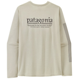 Patagonia M's L/S Cap Cool Daily Shirt - Hut Tripper férfi póló fehér Dyno White