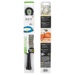 Nite Ize Gear Tie 24" rögzítődrót fekete Černá