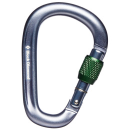 Black Diamond Pearlock Screwgate karabiner szürke gray