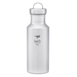 Kulacs Keith Titanium Sport Bottle 550 ml szürke