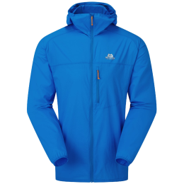 Mountain Equipment Aerofoil Hooded Jacket férfi széldzseki kék Atlantic Blue