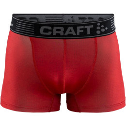 Férfi funkciós boxer Craft Greatness 3" piros/fekete