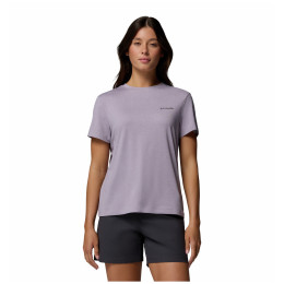 Columbia Parsons Point™ SS Logo Tee női póló lila Lavender Pearl Heather