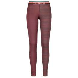 Ortovox 185 Rock'N'Wool Long Pants W női funkcionális aláöltözet rózsaszín mountain rose