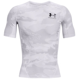 Férfi funkcionális póló Under Armour HG Isochill Comp Print SS fehér