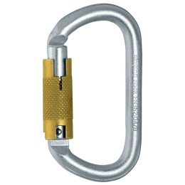 Karabiner Singing Rock ovális, acél Triple Lock