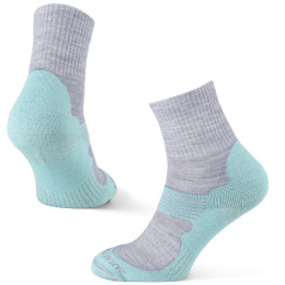 Zulu Merino Women zokni türkiz / szürke