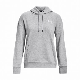 Under Armour Essential Fleece Hoodie női pulóver világosszürke ModGrayLightHeather/White