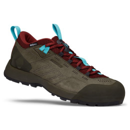 Black Diamond Mission LTHR LW WP W női túracipő zöld/piros