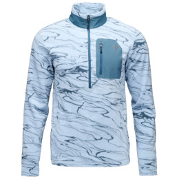 Black Diamond Rift HZ Fleece Jacket férfi pulóver világoskék Relief-Fog Blue-Midnight Blue