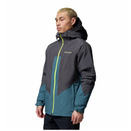 Columbia Powder Prime™ Jacket férfi télikabát zöld/fekete Everblue, Shark