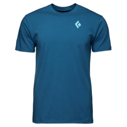 Férfi póló Black Diamond M BD MOUNTAIN BADGE SS TEE k é k