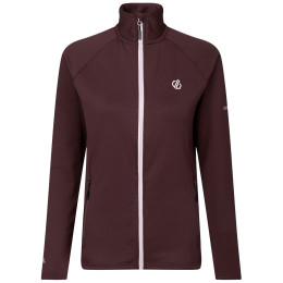Dare 2b Lowline Full Zip Core Stretch női funkcionális pulóver burgundi vörös Huckleberry